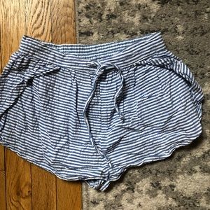 Seersucker casual shorts